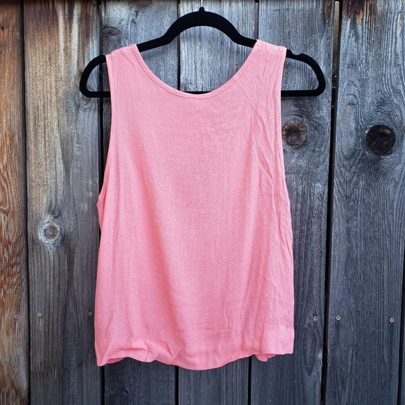 Free People Coral Ruffled Cross Front Top - Picture 5 of 7